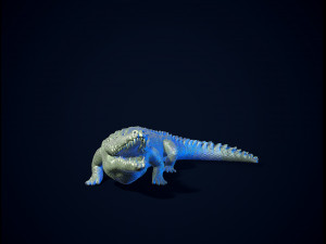Crocodile printready 3D Print Model