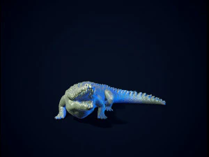 Crocodile printready 3D Print Model