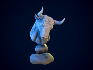 bull gameready 3D 模型