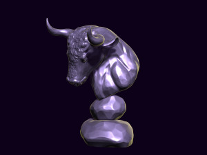 Bull printready 3D 프린트 모델