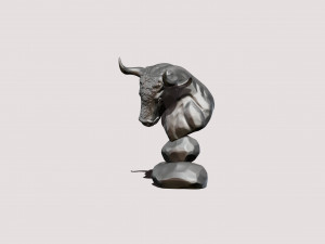 Bull printready 3D 프린트 모델