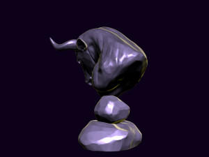 Bull printready 3D 프린트 모델
