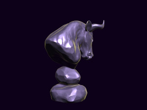 Bull printready 3D 프린트 모델