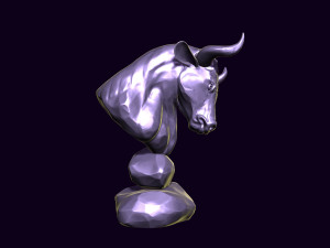 Bull printready 3D 프린트 모델