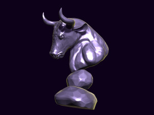 Bull printready 3D 프린트 모델