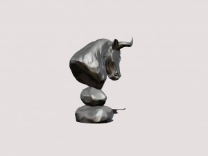 Bull printready 3D 프린트 모델