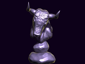 Bull printready 3D 프린트 모델