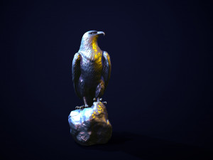 Golden eagle for 3d printing 3D Print Model