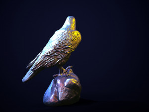 Golden eagle for 3d printing 3D 打印模型