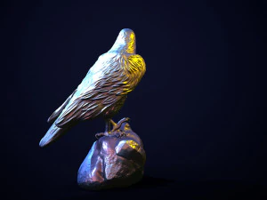Golden eagle for 3d printing 3D Print Model