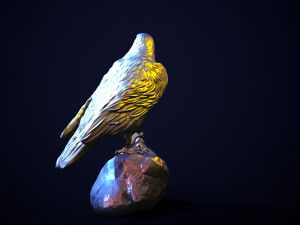Golden eagle for 3d printing 3D 打印模型