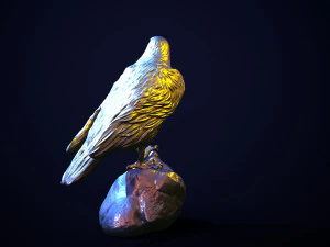 Golden eagle for 3d printing 3D Print Model