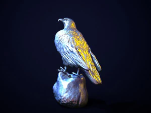 Golden eagle for 3d printing 3D Print Model