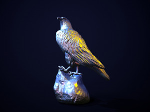 Golden eagle for 3d printing 3D 打印模型