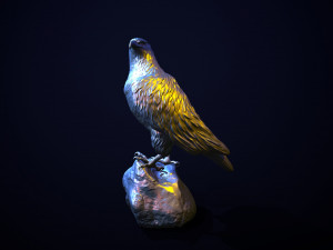 Golden eagle for 3d printing 3D 打印模型