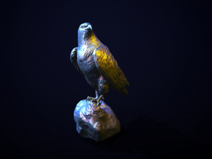 Golden eagle for 3d printing 3D 打印模型