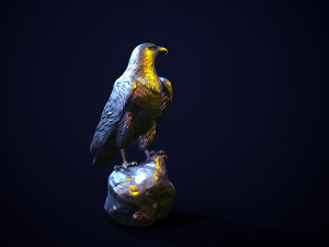 Golden eagle for 3d printing 3D 打印模型