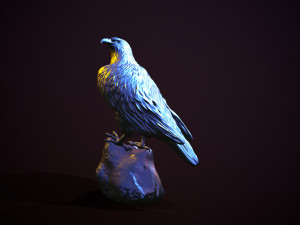 Golden eagle for 3d printing 3D 打印模型
