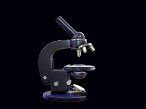Microscope of the times of the USSR - 1 Modelo 3D