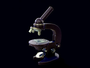 Microscope of the times of the USSR - 1 Modelo 3D