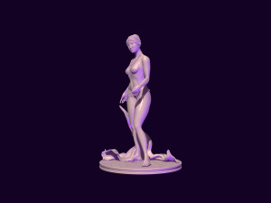 Sculpture of Aphrodite Modèles 3D en vedette