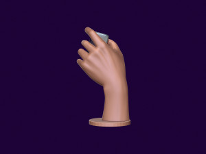 Hand mannequin for 3d printing 3D Print Model