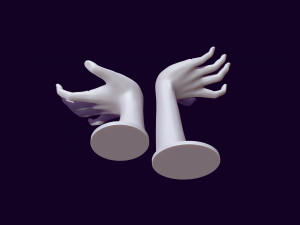 Hand mannequin for jewelry 3D प्रिंट मॉडल