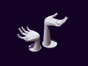 Hand mannequin for jewelry 3D प्रिंट मॉडल