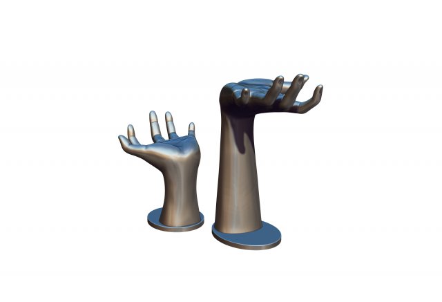 Hand mannequin for jewelry 3D Print Model in Other 3DExport