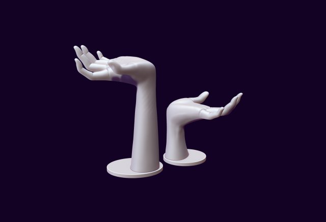 Hand mannequin for jewelry 3D Print Model in Other 3DExport