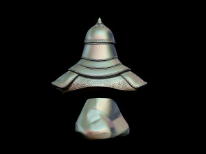 Bust of Genghis Khan 3D Print Model