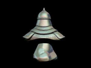 Bust of Genghis Khan 3D Print Model