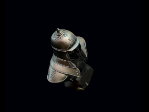 Bust of Genghis Khan 3D Print Model