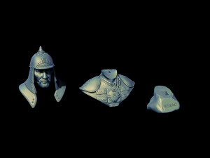 Bust of Genghis Khan 3D Print Model