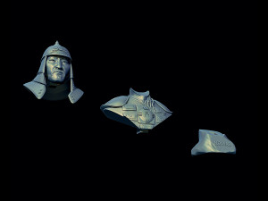 Bust of Genghis Khan 3D Print Model