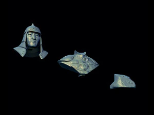 Bust of Genghis Khan 3D Print Model