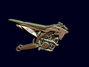 Racing motorcycle Suzuki rmz-250 Modello di stampa 3D