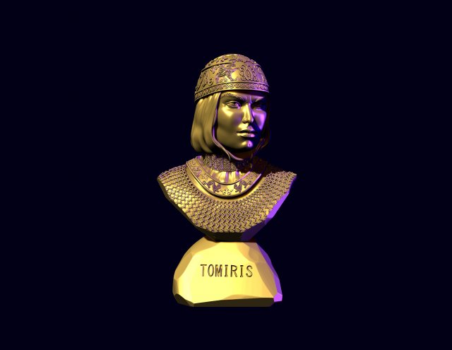 TOMIRIS 3D Print Model .c4d .max .obj .3ds .fbx .stl .blend 