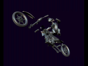 Racer and motorcycle Modelo de Impressão 3D