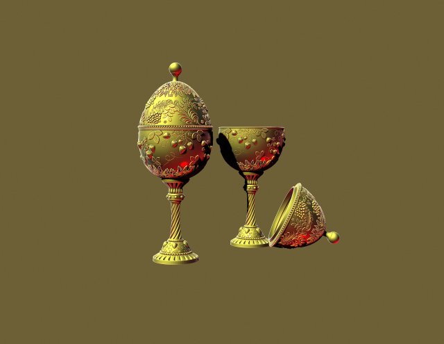 Jewelry box 3D Принт Модель .c4d .max .obj .3ds .fbx .stl .blend 