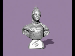 CATHERINE THE GREAT 3D Print Model