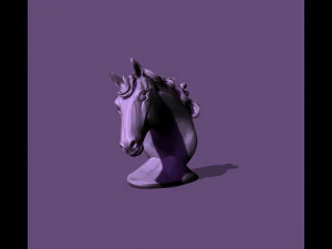 Horse bust 3D Print Model