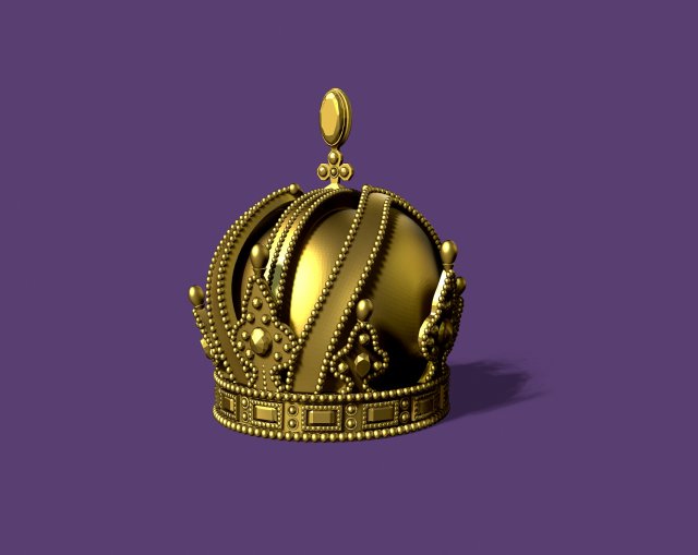AUSTRIAN CROWN for 3Dprint 3D Print Model .c4d .max .obj .3ds .fbx .stl .blend 