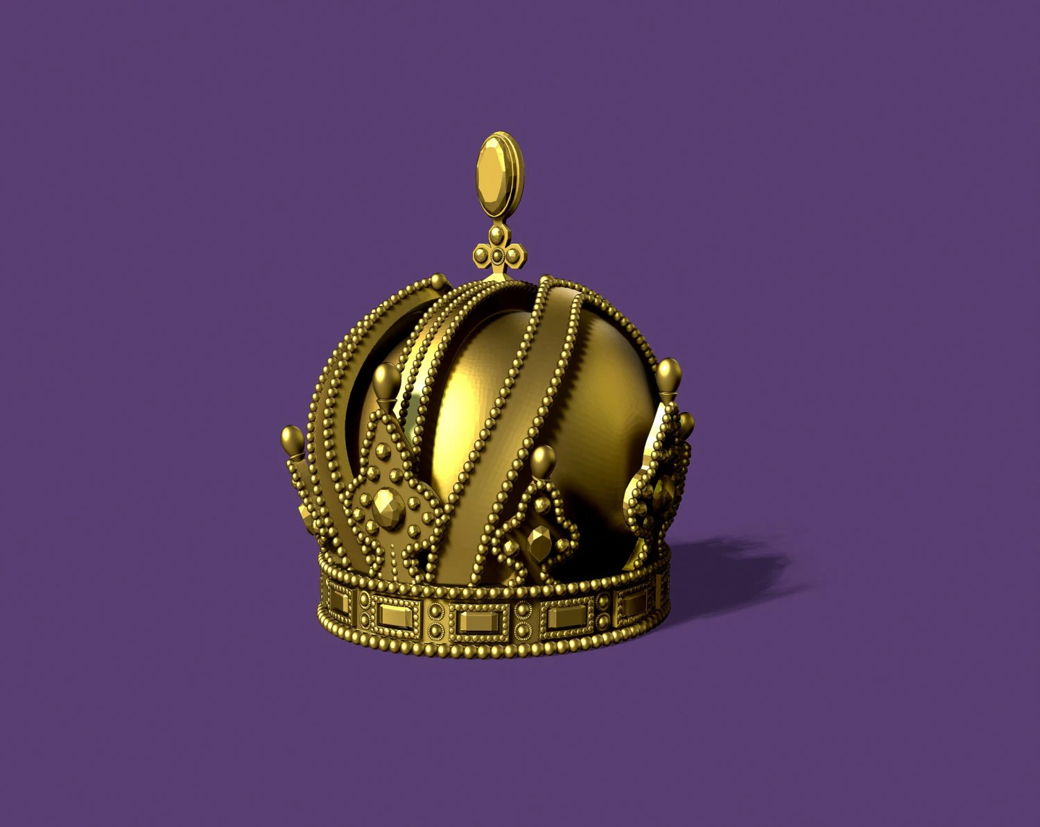 AUSTRIAN CROWN for 3Dprint 3D Print Model .c4d .max .obj .3ds .fbx .stl .blend 