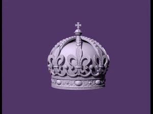 BULGARIAN CROWN 3D Print Model