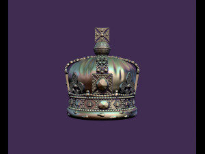 GREAT Britain crown printable Modelo de Impressão 3D
