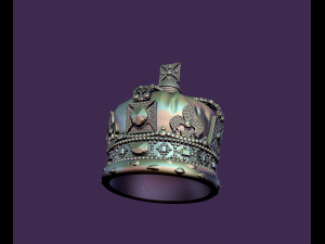 GREAT Britain crown printable Modelo de Impressão 3D