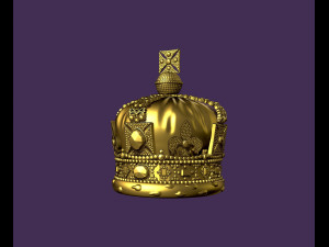GREAT Britain crown printable Modelo de Impressão 3D