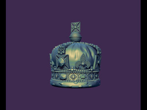 GREAT Britain crown printable Modelo de Impressão 3D