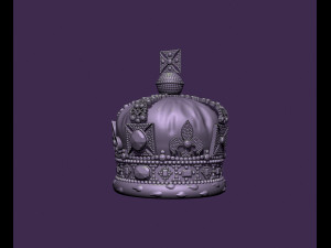 GREAT Britain crown printable Modelo de Impressão 3D